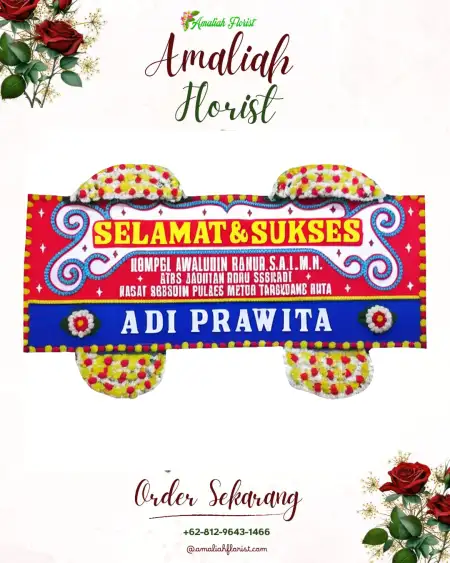Papan Bunga Ucapan Selamat Blungun